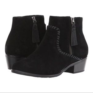 Jack Rogers Dylan Waterproof Suede Ankle Booties